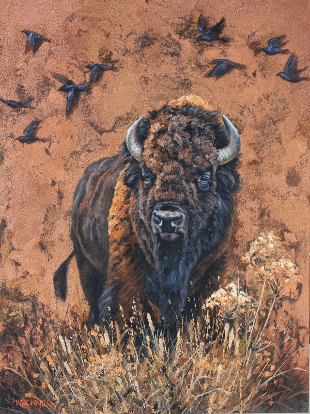 Leslie Kirchner, leslie kirchner art, leslie kirchner artist, wildlife art, wildlife artist, western art, western artist, nature art, nature artist, horse art, horse painting, paint horse, paint horse art, bison, bison art, bison painting